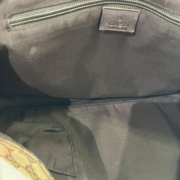 Gucci GG 145859 Brown Canvas And Leather Bag Shoulder Bag Women - Picture 6 of 9